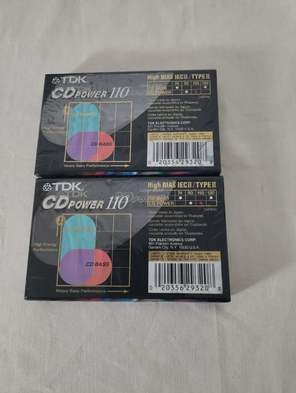 Blank Cassette 16 Lot, Sony C-60HFL (8) RCA RC60 (2) TDK Power CD 110 (2) Maxell